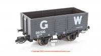 TTR-7000W Peco 7 Plank Open Wagon - number 06516 - GWR Grey